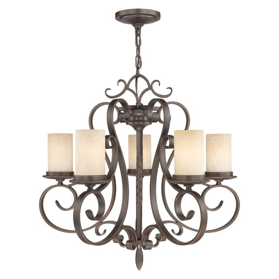 Livex Lighting Millburn Manor Chandelier in Imperial Bronze