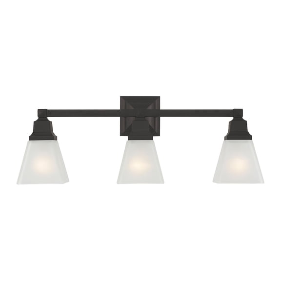 Livex Lighting Mission 3 Bath Light in Bronze