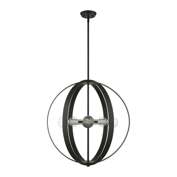 Livex Lighting - Modesto - 5 Light Pendant Chandelier In Industrial Style-28.75