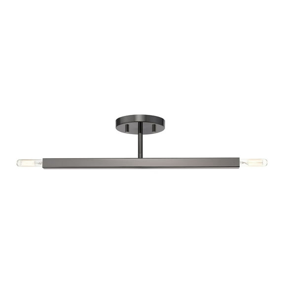 Livex Lighting - Monaco - 2 Light Semi-Flush Mount In Modern Style-5 Inches Tall