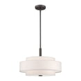 thumbnail image 1 of 52137-92 Livex Lighting Monroe - 4 Light Pendant In Timeless Style-16 Inches Tall and 18 Inches Wide-English Bronze Finish    -Traditional, 1 of 14