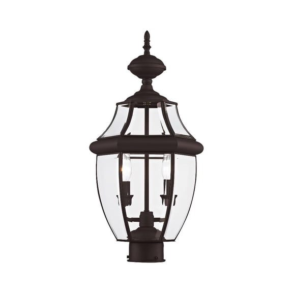 Livex Lighting Monterey 2 Light Outdoor Post Lantern