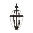 thumbnail image 1 of Livex Lighting Monterey 3 Light Outdoor Post Lantern, 1 of 7