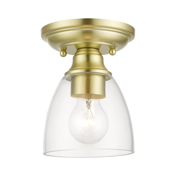 Livex Lighting - Montgomery - 1 Light Flush Mount in New Traditional Style - 5