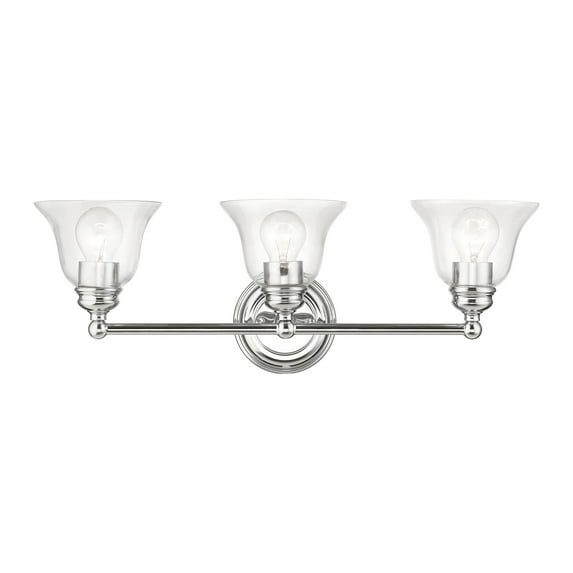 Livex Lighting - Moreland - 3 Light Bath Vanity In Transitional Style-8.75