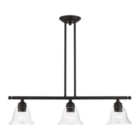 Livex Lighting - Moreland - 3 Light Linear Chandelier In Transitional