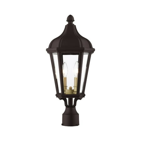 Livex Lighting Morgan 2 Light Outdoor Post Top Lantern