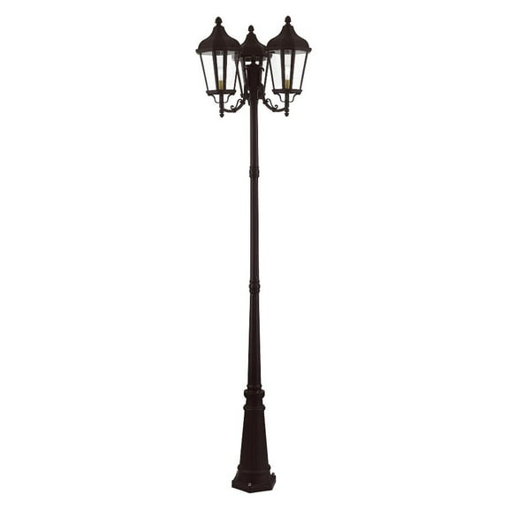 Livex Lighting Morgan 3 Light Outdoor Post Light
