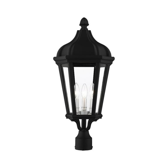 Livex Lighting Morgan 3 Light Outdoor Post Top Lantern