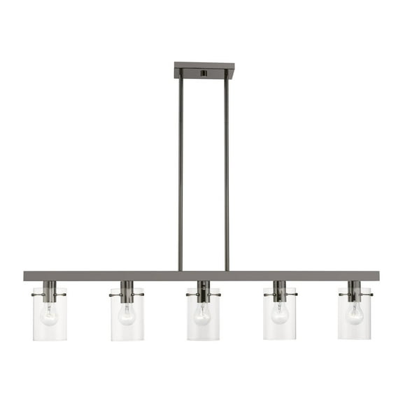 Livex Lighting - Munich - 5 Light Linear Chandelier In Contemporary Style-14.5