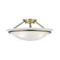 thumbnail image 1 of Livex Lighting - Newburgh - 3 Light Semi-Flush Mount In Transitional Style-7, 1 of 9