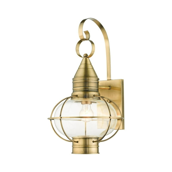 Livex Lighting - Newburyport - 1 Light Outdoor Wall Lantern in Bohemian Style -