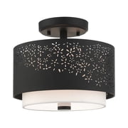 Livex Lighting - Noria - 2 Light Semi-Flush Mount in Modern Style - 12 Inches