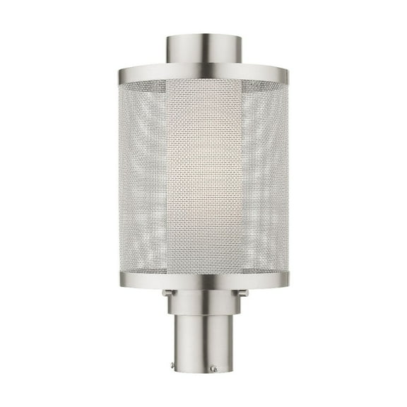 Livex Lighting - Nottingham - 1 Light Outdoor Post Top Lantern in Contemporary