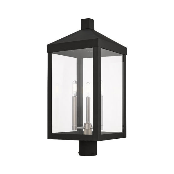 Livex Lighting Nyack 3 Light Outdoor Post Top Lantern