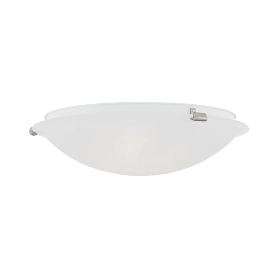 Livex Lighting Oasis Ceiling Mount in Brushed Nickel