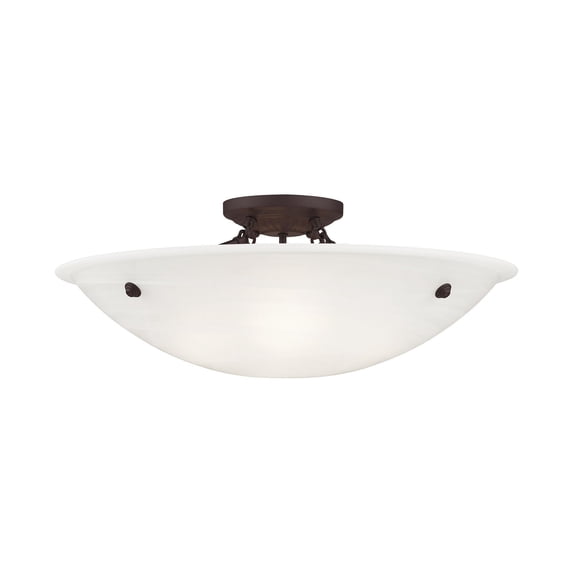 Livex Lighting Oasis Ceiling Mount in Bronze