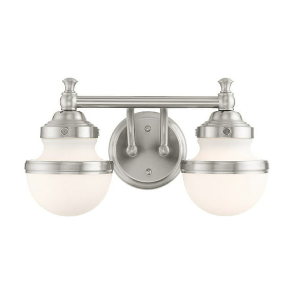 Livex Lighting Oldwick Bath Light in Brushed Nickel