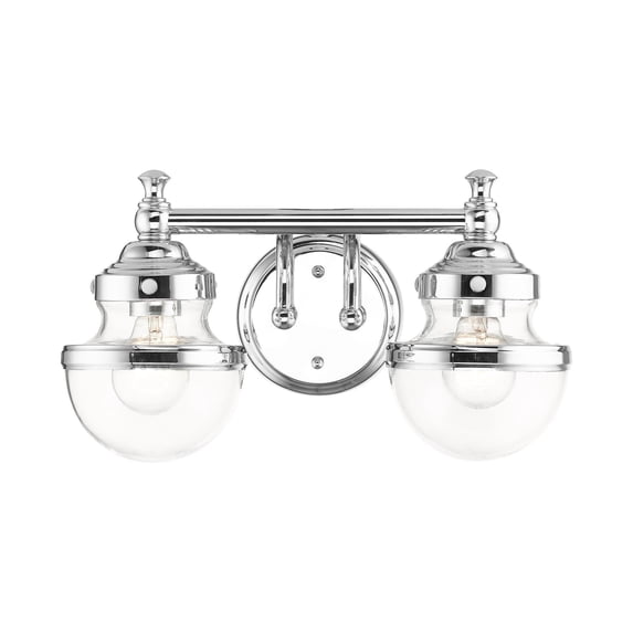 Livex Lighting - Oldwick - 2 Light Bath Vanity in New Traditional Style - 15