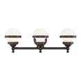 thumbnail image 1 of 5713-67 Livex Lighting Oldwick - 3 Light Bath Vanity in Modern Style - 24 Inches wide by 8.25 Inches high-Olde Bronze Finish, 1 of 10