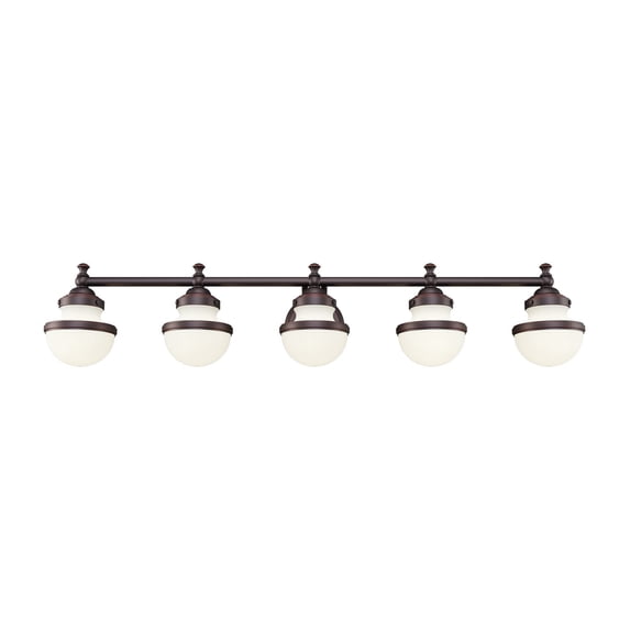 Livex Lighting - Oldwick - 5 Light Bath Vanity in Modern Style - 42.5 Inches