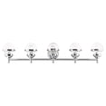 thumbnail image 1 of Livex Lighting - Oldwick - 5 Light Large Bath Vanity In Nautical Style-8.25, 1 of 12