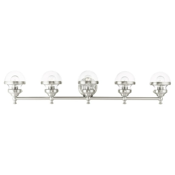 Livex Lighting - Oldwick - 5 Light Large Bath Vanity In Nautical Style-8.25