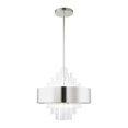 thumbnail image 1 of 48874-35 Livex Lighting Orenburg - 8 Light Pendant in Contemporary Style - 21 Inches wide by 26.75 Inches high-Polished Nickel Finish, 1 of 13