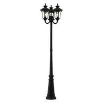 Livex Lighting - Oxford - 3 Light Outdoor 3 Head Post in Style - 23 Inches wide