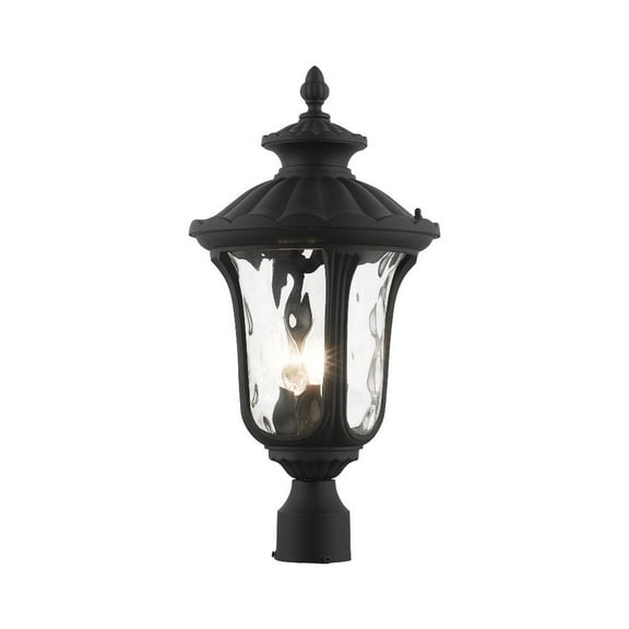 Livex Lighting - Oxford - 3 Light Outdoor Post Top Lantern in Traditional Style