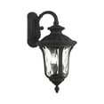 thumbnail image 1 of 7857-14 Livex Lighting Oxford - 3 Light Outdoor Wall Lantern in Traditional Style - 11 Inches wide by 22.5 Inches high, 1 of 12