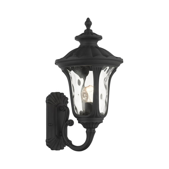 Livex Lighting - Oxford - One Light Outdoor Wall Lantern in Traditional Style -