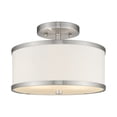 thumbnail image 1 of Livex Lighting - Park Ridge - 2 Light Semi-Flush Mount in New Traditional Style, 1 of 9