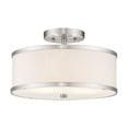 thumbnail image 1 of Livex Lighting - Park Ridge - 2 Light Semi-Flush Mount in New Traditional Style, 1 of 16