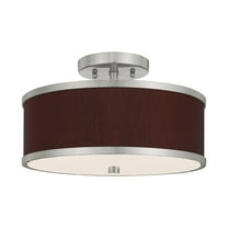 Livex Lighting - Park Ridge - 2 Light Semi-Flush Mount in Traditional Style - 13