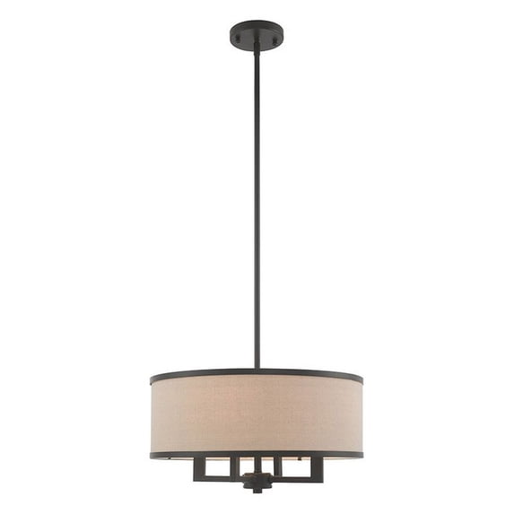 Livex Lighting - Park Ridge - 4 Light Chandelier in New Traditional Style - 18
