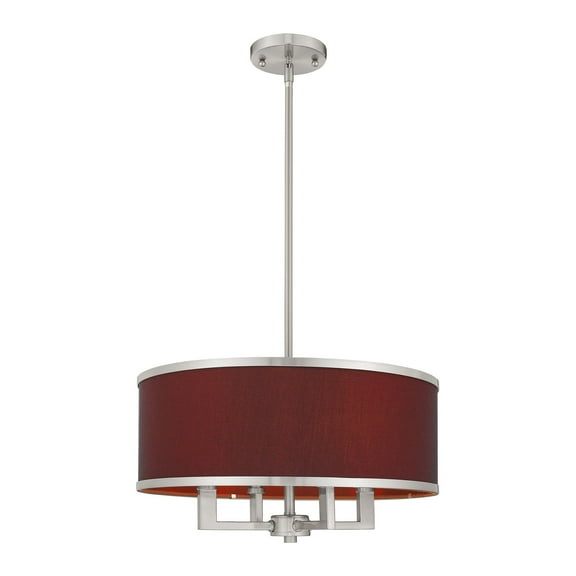 Livex Lighting - Park Ridge - 4 Light Pendant in Traditional Style - 18 Inches