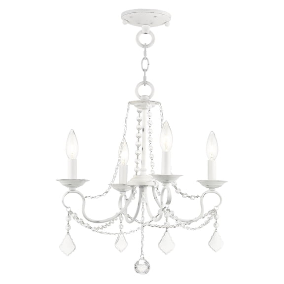 Livex Lighting Pennington Convertible Ceiling Mount in Antique White