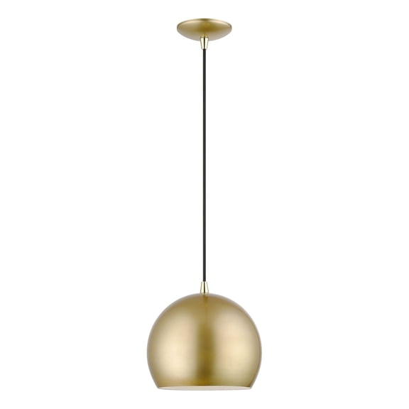 41181-33 Livex Lighting Piedmont - 1 Light Pendant In Transitional Style-15 Inches Tall and 10 Inches Wide -Traditional Installation