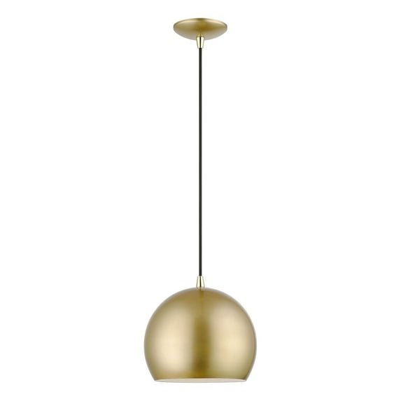 41181-33 Livex Lighting Piedmont - 1 Light Pendant In Transitional Style-15 Inches Tall and 10 Inches Wide -Traditional Installation