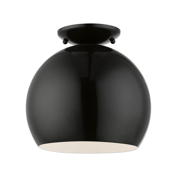 Livex Lighting - Piedmont - 1 Light Semi-Flush Mount In Mid Century Modern