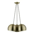 thumbnail image 1 of Livex Lighting - Piedmont - 3 Light Pendant In Transitional Style-15 Inches Tall, 1 of 13