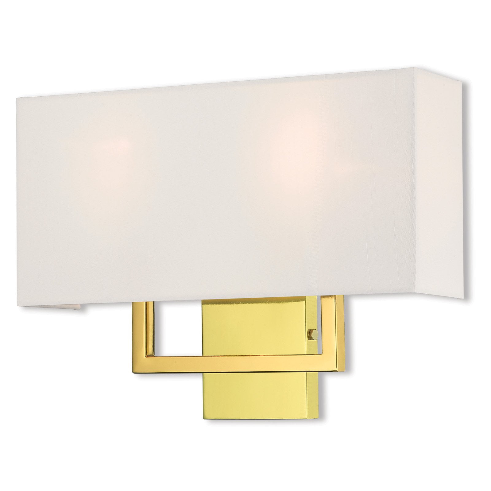 Pierson Polished Brass 2-Light Contemporary Wall Sconce