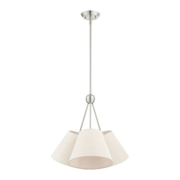 Livex Lighting - Prato - 3 Light Chandelier in Modern Style - 21 Inches wide by