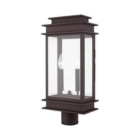Livex Lighting Princeton 2 Light Outdoor Post Lantern