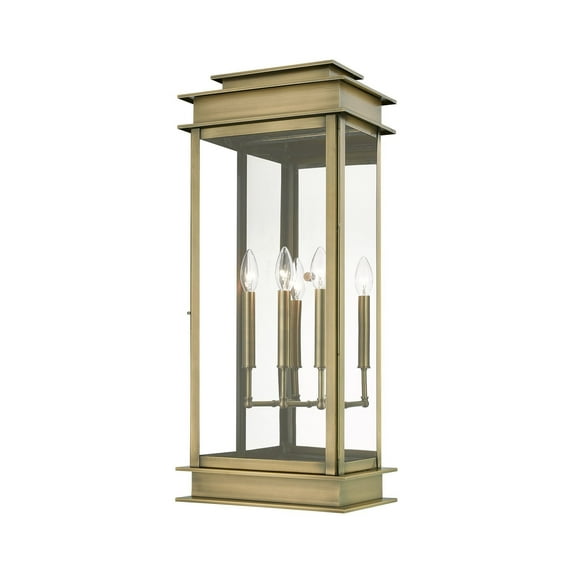 Livex Lighting - Princeton - 3 Light Extra Large Outdoor Wall Lantern In Classic