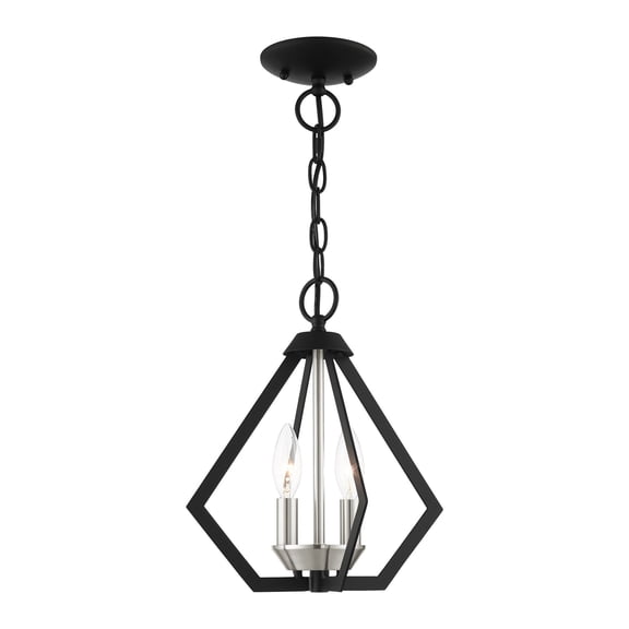 Livex Lighting - Prism - 2 Light Convertible Mini Chandelier in Contemporary