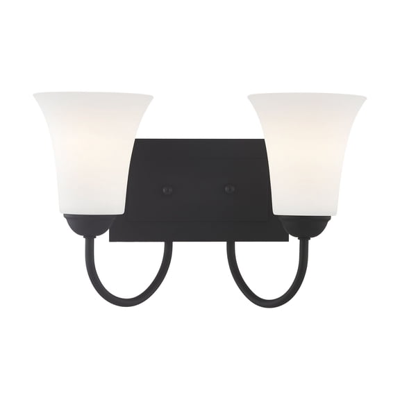 Livex Lighting Ridgedale Bath 2 Light in Black