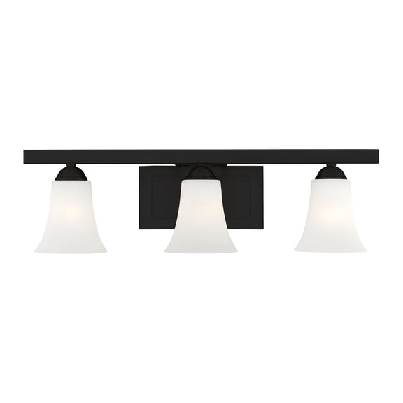 Livex Lighting 3 Light Black Bath Vanity