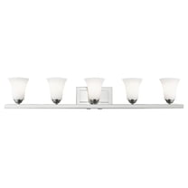 Livex Lighting - Ridgedale - 5 Light Bath Vanity in Traditional Style - 43.25